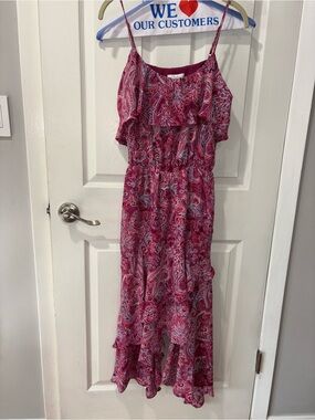 Parker Pink Paisley Maxi Dress